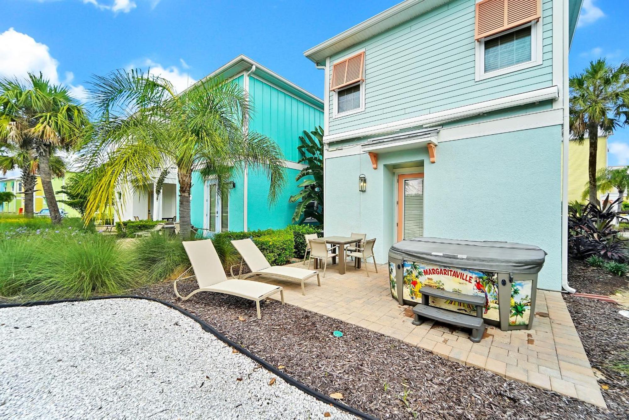 Tequila Sunrise Cottage With Private Hot Tub Near Disney With Margaritaville Resort Island H2O Access - 8008Dr Orlando Exteriör bild